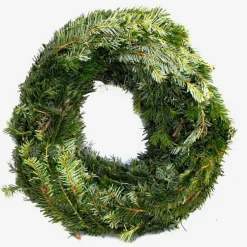 Couronne de branches de sapin Nordmann vert pour décoration de Noël - Ø 20 cm