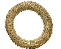 Couronne de paille - 25 cm de diamètre