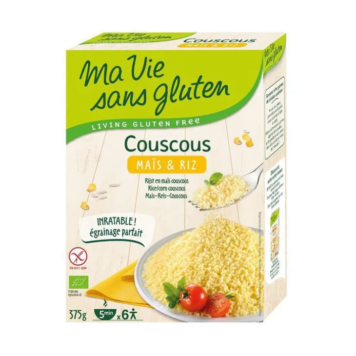Couscous maïs riz étui+sachet 375g