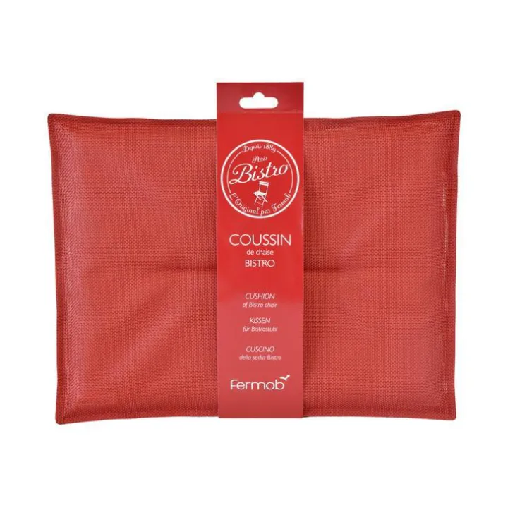 Coussin Bistro Fermob - coloris Piment 28 x 38 cm