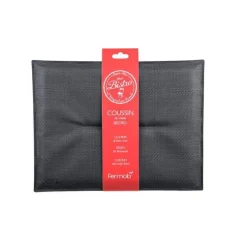 Coussin bistro Fermob coloris carbone en TTE et mousse 28 x 38 cm