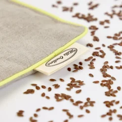 Coussin chauffant des kinés aux graines de lin Mille Oreillers - 24 x 50 cm