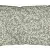 Coussin déco en polyester/coton vert Cueillette Argile - 50 x 30 x 15 cm