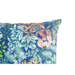 Coussin décoratif rectangulaire décoratif coloris multicolore en coton oeko tex Maiwenn - 35 x 50 cm