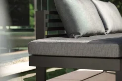 Coussin de dossier pour lounge, noir mat, STERN New Holly - 75x46x20 cm