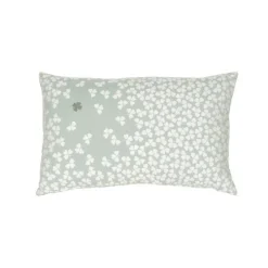 Coussin en tissu acrylique menthe glaciale Fermob Trèfle - 68 x 44 cm