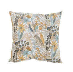 Coussin Lilas Celadon coloris vert en coton - 45 x 45 cm