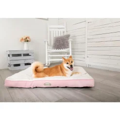 Coussin pour chien rose Ellen Scruffs - Taille L