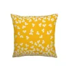 Coussin trèfle Fermob coloris miel en acrylique 44 x 44 cm