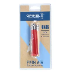 Couteau Activités de plein air coloris rouge n°8 Opinel