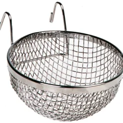 Couvoir métallique pour oiseaux exotiques coloris gris Flamingo – 9,5 cm