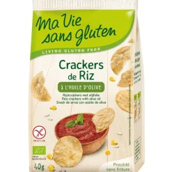 Crackers de riz à l’huile olive bio en sachet de 40 g