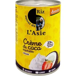 Creme de coco 23% Equitable et Demeter 400ml