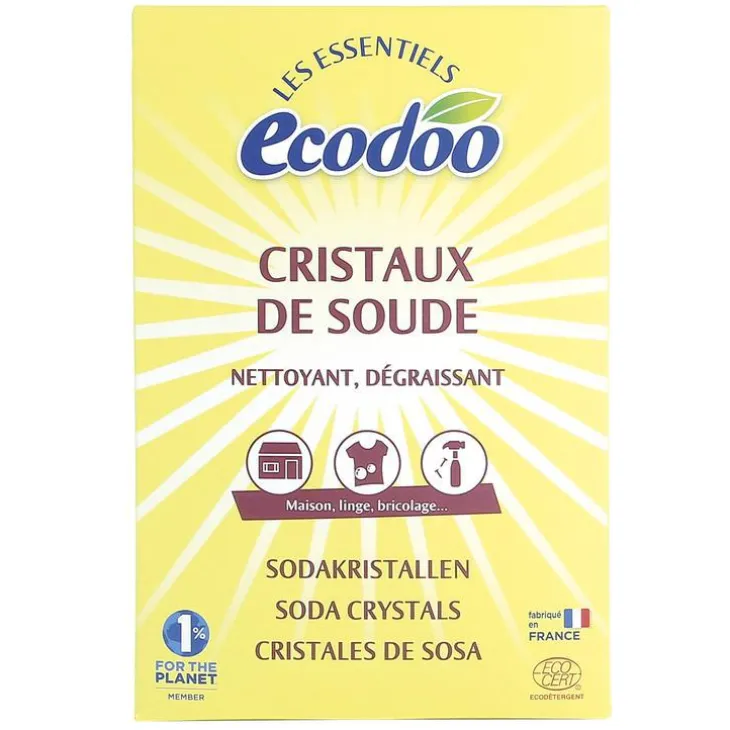 Cristaux de soude en carton de 500 g