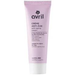 Crème anti-âge à l'eau florale de rose et au miel d'acacia bio Avril - 50 ml