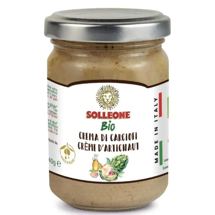 Crème d'artichaut Solleone bio - 140 g