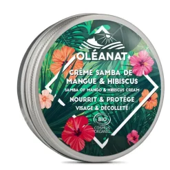 Crème Samba de Mangue & hibiscus biologique Oleanat Pot 50 ml vert