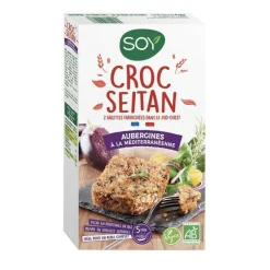 Croc seitan aux aubergines bio Soy - 2 x 100 g