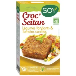 Croc Seitan légumes et tomates confites - 2 x 100 g
