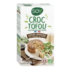 Croc tofou chèvre, épinards et graines de pavot Soy - 200 g
