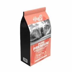 Croquette pour chat adulte stérilisé au saumon light Hays Pure Premium - 6 kg