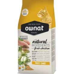 Croquette pour chat adulte Classic Daily Care Ownat - 1,5 kg