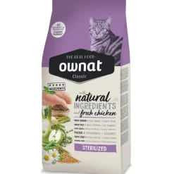 Croquette pour chat adulte stérilisé au poulet Ownat - 4 kg