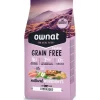 Croquette pour chat adulte stérilisé Grain Free Prime au poulet et dinde Ownat - 1 kg