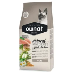 Croquette pour chat adulte Classic Light Cat Ownat - 4 kg