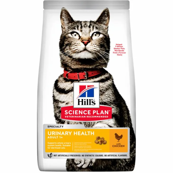 Croquette pour chat adulte stérilisé avec problème urinaire au poulet Hill's - 1,5 kg