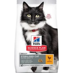 Croquette pour chat mature stérilisé au poulet Hill's - 3 kg