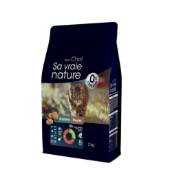 Croquette pour chat mature au canard et au poulet Sa vraie nature®- 2 kg