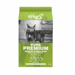 Croquette pour chat senior stérilisé au poulet Hays Pure Premium - 6 kg
