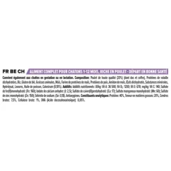 Croquette pour chaton au poulet Pro Plan - 3 kg