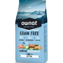 Croquette pour chaton Grain Free Prime Ownat - 3 kg