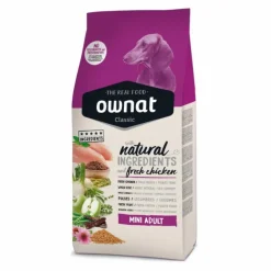 Croquette pour chien adulte de petite taille Ownat - 4 kg