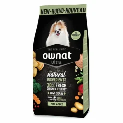 Croquette pour chien adulte de petite taille au poulet Ownat - 3 kg