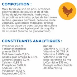 Croquette pour chien adulte grande race light hill's - 18 kg