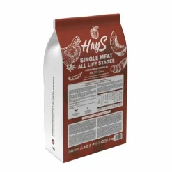 Croquette pour chien adulte mono-protéine de poulet sans céréales Hays - 3 kg