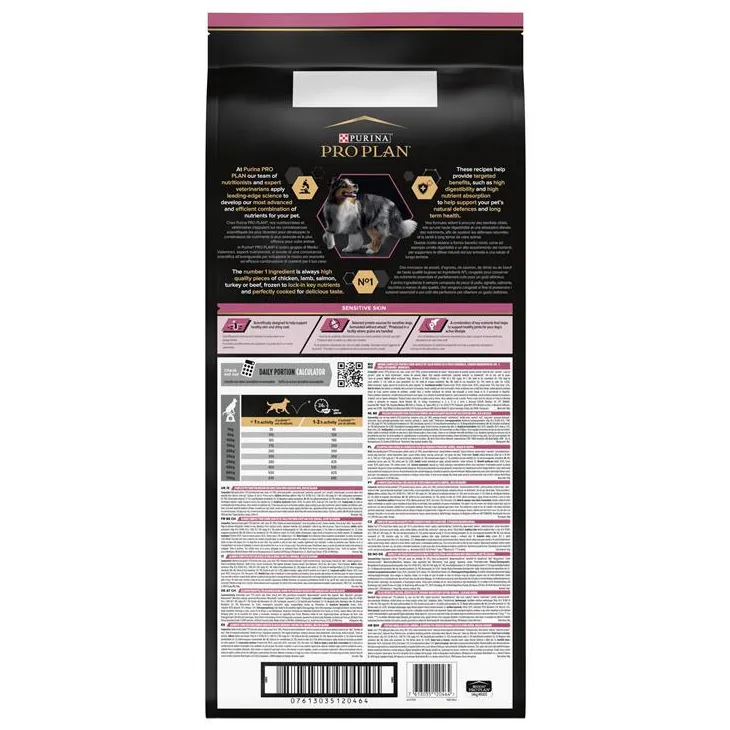 Croquette pour chien adulte au saumon Sensitive Skin Pro Plan – 14 kg
