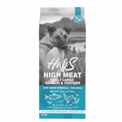 Croquette pour chien adulte de grande taille au poisson et au poulet Hays - 12 kg