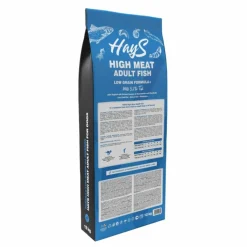 Croquette pour chien adulte au poisson Hays High Meat - 12 kg