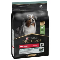 Croquette pour chien adulte digestion difficile à l'agneau Pro Plan - 3 kg