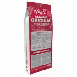 Croquette pour chien adulte sensible à l'agneau Hays Classic - 15 kg