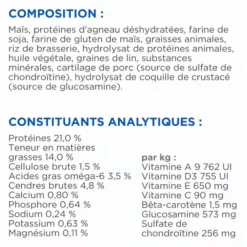 Croquette pour chien adulte grande race aux légumes et au riz Hill's - 12 kg