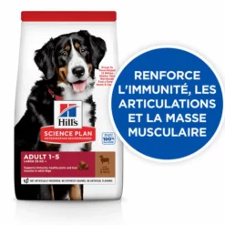 Croquette pour chien adulte grande race aux légumes et au riz Hill's - 12 kg