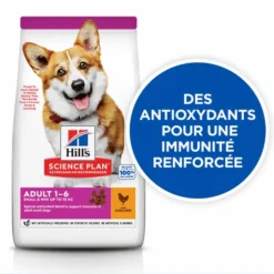 Croquette pour chien adulte de petite taille au poulet Hill's - 6 kg