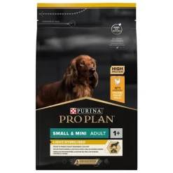 Croquette pour chien adulte de petite taille light au poulet Pro Plan - 3 kg