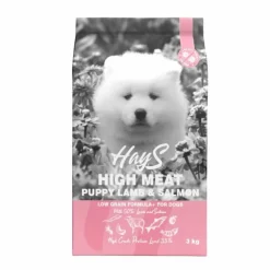 Croquette pour chiot à l'agneau et au poisson Hays High Meat - 3 kg