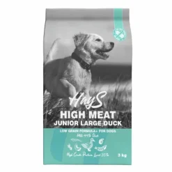 Croquette pour chiot de grande taille au canard Hays High Meat - 3 kg